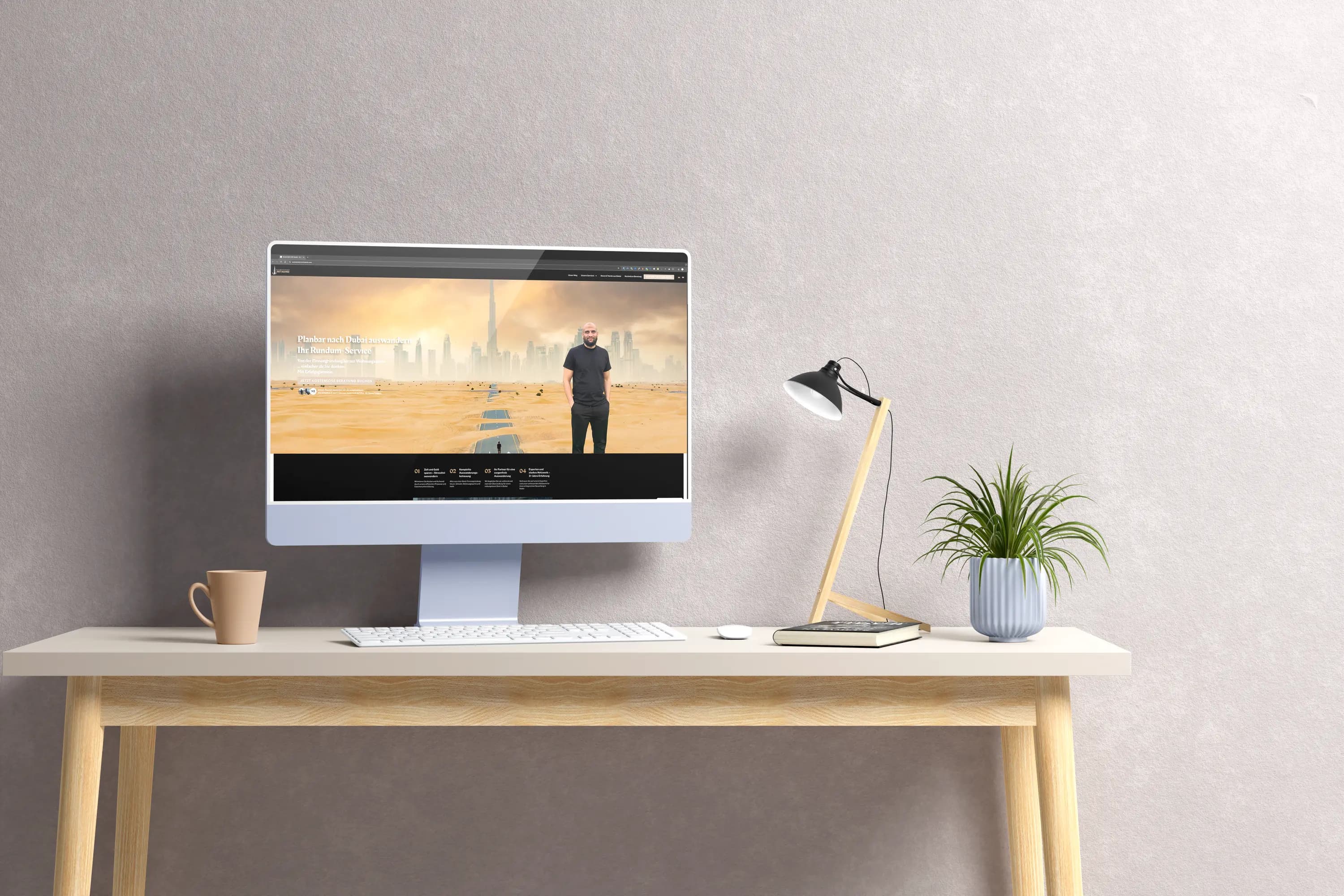 Auswandern Mit Hamid Desktop-Mockup