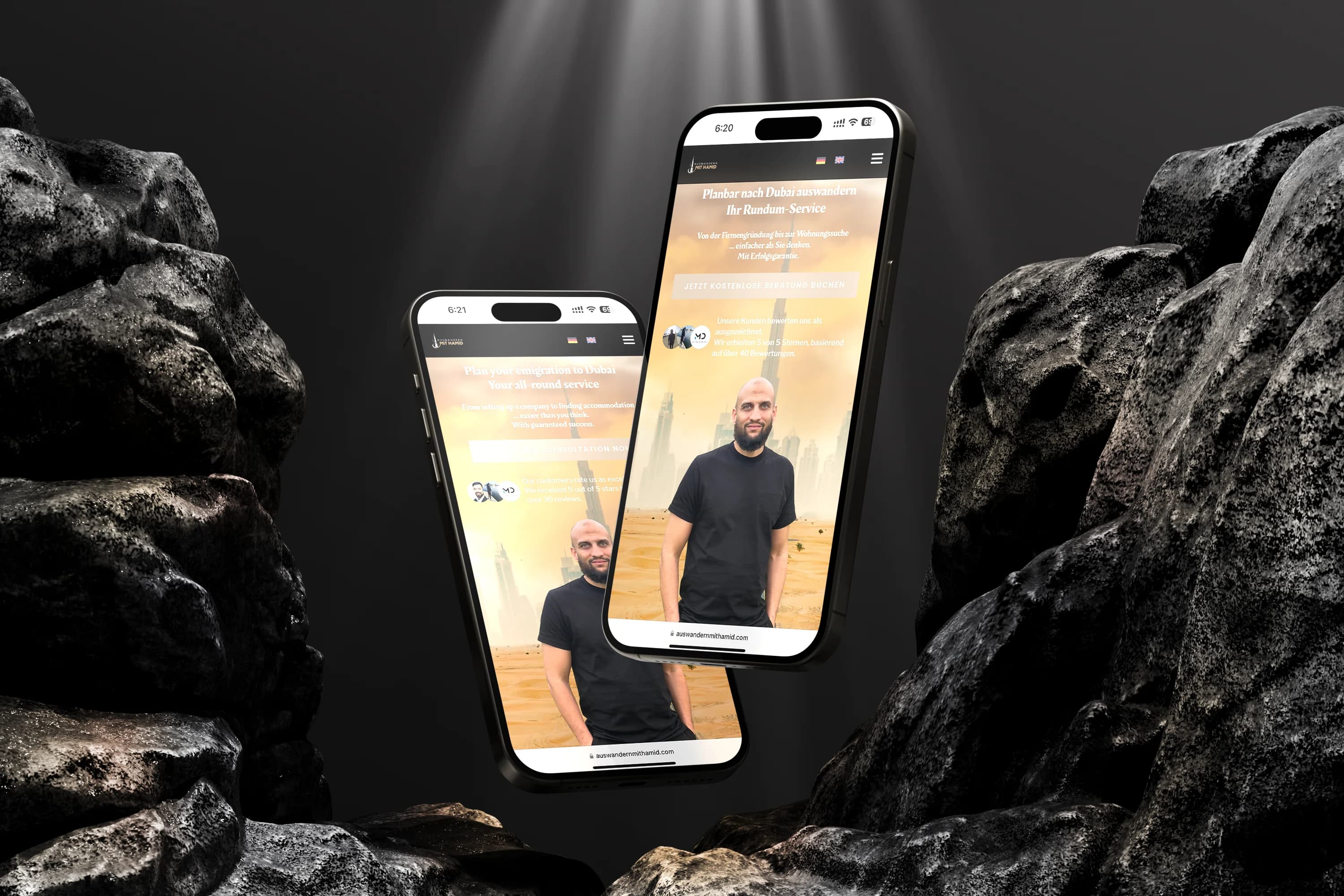 Auswandern Mit Hamid Mobile-Ansicht