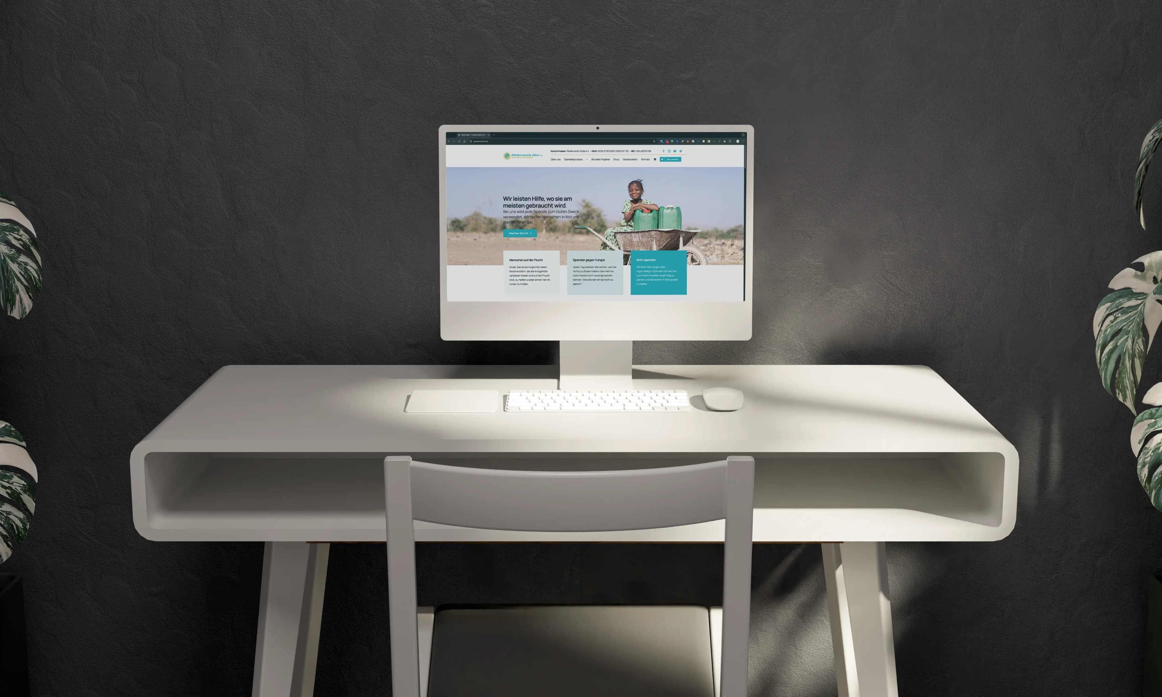 Förderverein Güte e. V. Laptop-Mockup